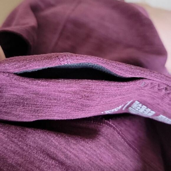 Victorias Secret Studio High Rise Stretch Pull On Legging Maroon Size 4 - Picture 10 of 12